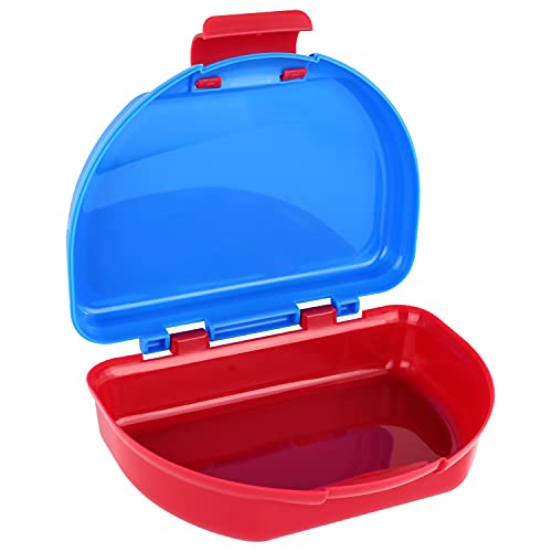 P:os 29427 Fiambrera para niños y niñas con moderno diseño de La Patrulla Canina en azul, aprox. 16 x 12 x 6,5 cm, de plástico, sin BPA ni ftalatos