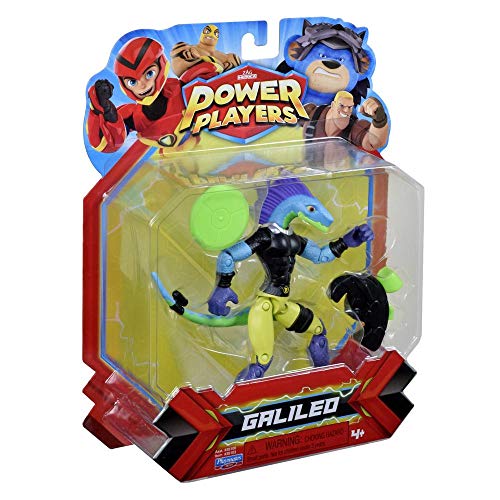 Power Players - Figura articulada de 12 cm, Galileo, 10 Puntos de articulación y Accesorios, Juguete para niños a Partir de 4 años, PWW012