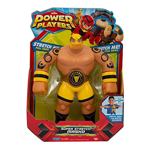 Power Players - Figura electrónica Deluxe de 22 cm, Masko, Funciones sonoras con Voces de la Serie, Juguete para niños a Partir de 4 años, PWW024