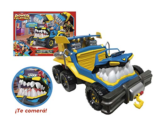 Power Players - Vehículo Monster Truck de Bearbarian, no incluye figurita (Famosa PWW03000)