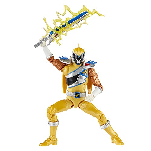 Power Rangers Lightning Collection Dino Charge Gold Ranger - Figura Coleccionable con Accesorios (15 cm)