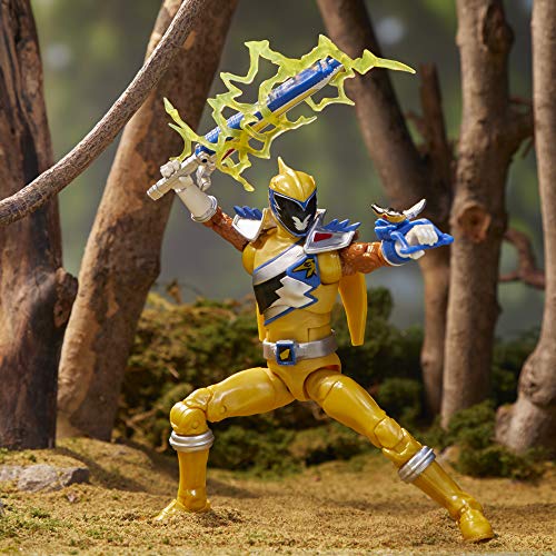 Power Rangers Lightning Collection Dino Charge Gold Ranger - Figura Coleccionable con Accesorios (15 cm)