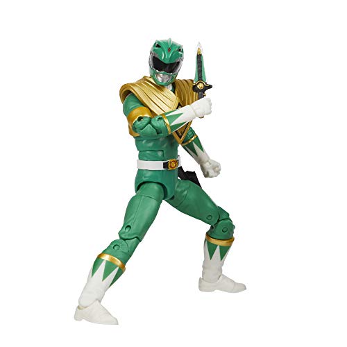 Power Rangers Lightning Collection Mighty Morphin Green Ranger - Figura de acción Coleccionable de 6 Pulgadas con Accesorios