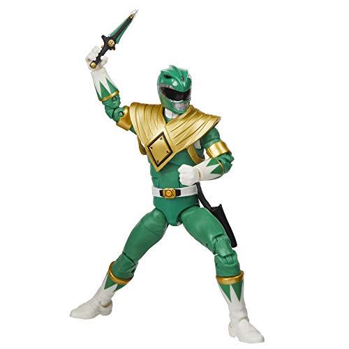 Power Rangers Lightning Collection Mighty Morphin Green Ranger - Figura de acción Coleccionable de 6 Pulgadas con Accesorios