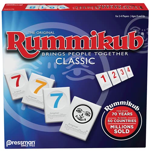 PRESSMAN - The Original Rummikub Fast Moving Rummy Tile - 1 Game