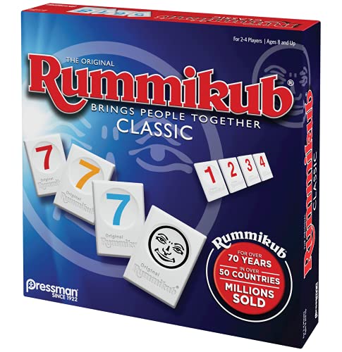 PRESSMAN - The Original Rummikub Fast Moving Rummy Tile - 1 Game