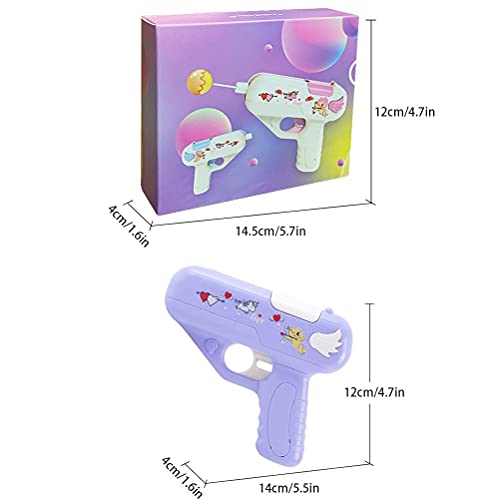 Prevessel Lollipop - Pistola de almacenamiento para expulsión de azúcar de caramelo, juguete de almacenamiento para lanzar ideas de sorpresa, regalos para niños, adultos, niños, niñas, rosa morado