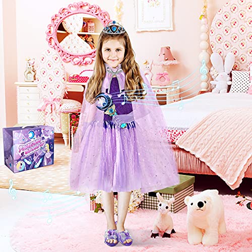 Princesa joyas Dress Up Set, niñas juguetes para niños de 3, 4, 5, 6, 7, 8+ años niños niñas, princesas zapatos y así como como si joyas joyas para cumpleaños disfraces de Navidad fiesta