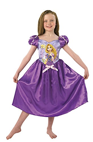 Princesas Disney - Disfraz de Rapunzel para niña, infantil 3-4 años (Rubie's 888798-S)