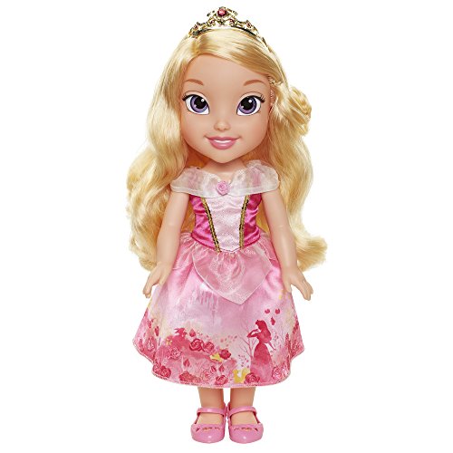 Princesas Disney, muñeca Aurora grande (35 cm) articulada con preciosos detalles