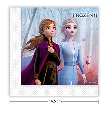 PROCOS Disney Frozen 2- Servilletas, Color azul (Procos 99483, color/modelo surtido, 10066549