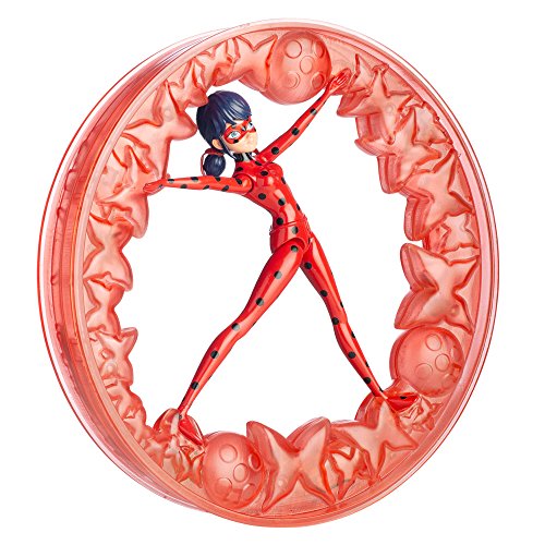 Prodigiosa: Las aventuras de Ladybug - Figura Ladybug Rueda giratoria (Bandai 39740)