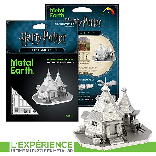 Professor PUZZLE Harry Potter Kit de Modelo de cabaña de Hagrid de Metal Earth, Color, Estándar MMS441