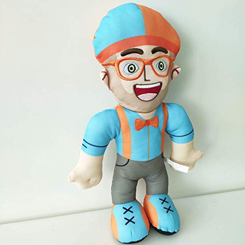 Programa de iluminación en inglés Blippi muñeco de peluche muñeco de peluche regalo de Navidad para niños 30cm