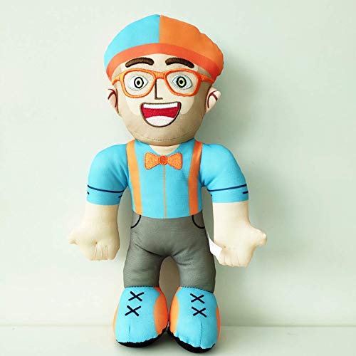 Programa de iluminación en inglés Blippi muñeco de peluche muñeco de peluche regalo de Navidad para niños 30cm