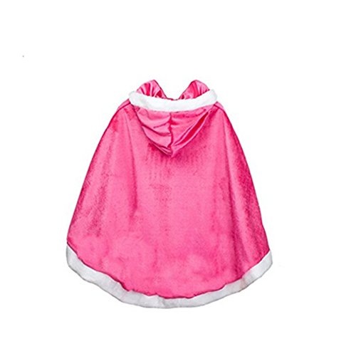 Proumhang Disfraz de Princesa Capa de Princesa para Niñas Disfraces para Halloween Trajes de Navidad Rosado 130 para 5-6 años