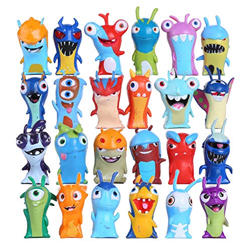 PsWzyze 24 Piezas/Set Slugterra Figuras de acción 5 cm Anime Figuras de acción Juguetes muñecas babosas niños niños niños Juguete