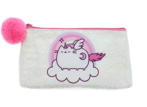 Pusheen Estuche para lápices | Regreso a la escuela | Diseño Super Pusheenicorn | Estuches escolares | Estuche para lápices | Papelería escolar | Estuche para bolígrafos