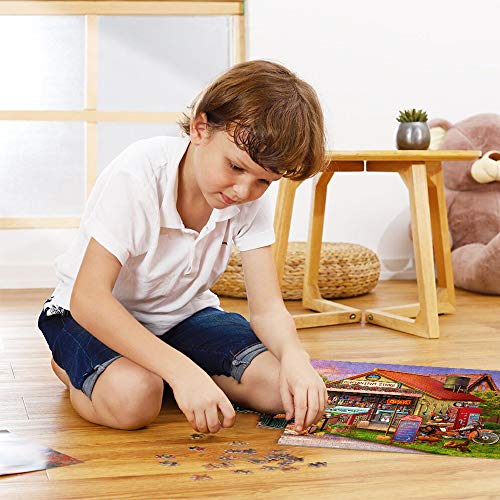 Puzle de 1000 piezas, puzzle para adultos, impossible rompecabezas, colorido juego de habilidad para toda la familia, puzzle para adultos a partir de 14 años de negocio alimentario.