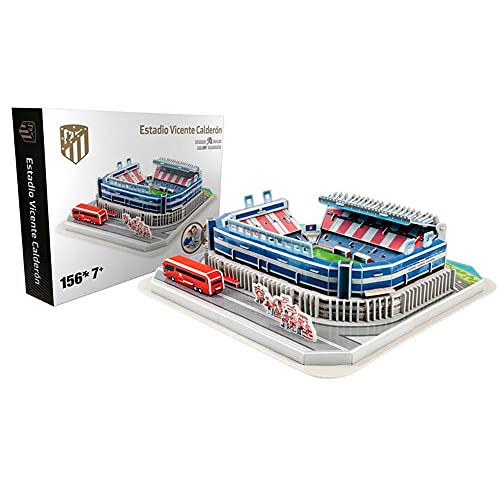 Puzzle 3D Estadio Vicente Calderón Atlético de Madrid 156 Piezas