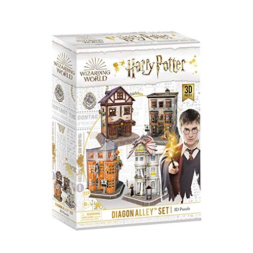 Puzzle 3D Harry Potter - Set del Callejón Diagón, Puzzles 3D, Maquetas para Construir Adultos, Regalo para Niños, Regalos Divertidos, Decoracion Habitacion, 273 Piezas