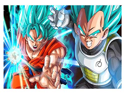 PUZZLE CON 30 PIEZAS VEGETA GOKU DRAGON BALL SUPER rompecabezas educativo puzle