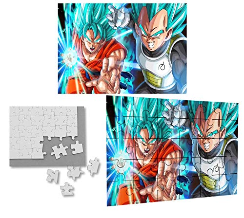 PUZZLE CON 30 PIEZAS VEGETA GOKU DRAGON BALL SUPER rompecabezas educativo puzle