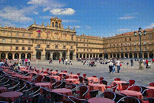 Puzzle para Adultos España Mayor Plaza Salamanca Puzzle 1000 Piezas Rompecabezas para Adultos