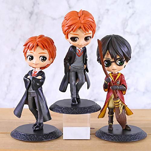 Q Posket Dolls Fred George Weasley Daniel Radcliffe PVC Figura Modelo 3 Piezas Juguete Brinquedo