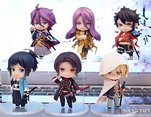 Q Version 6 Swords Dancing Box Huevo y Arcilla Regalos de Anime Figuras de Anime