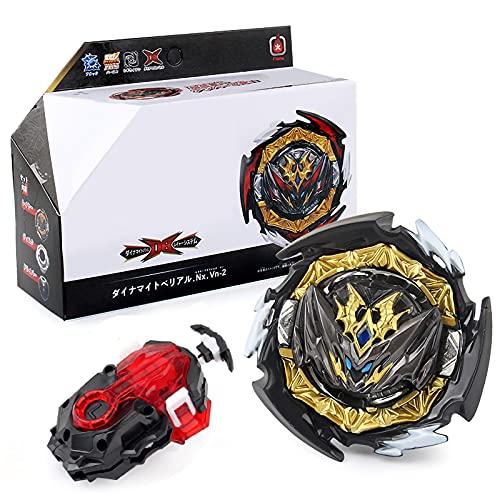 QIANQ Beyblade Burst Turbo Set，Peonzas Juguetes Conjunto,Burst Turbo Launcher Set,Navidad Regalo, Regalo para Los Niños