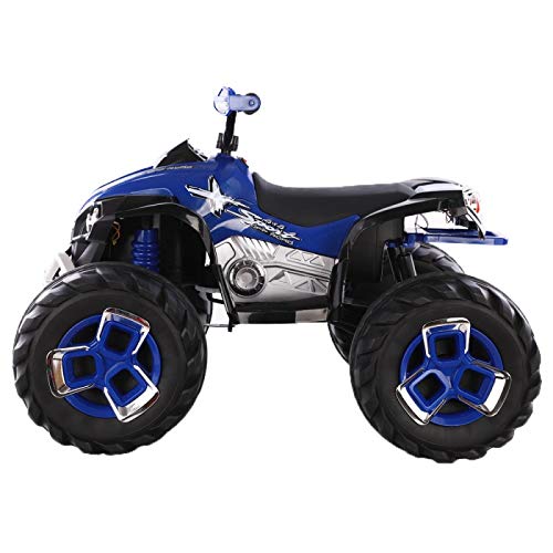 Quad eléctrico Infantil 12v - Azul . Moto eléctrica para niños con Mando Control Remoto