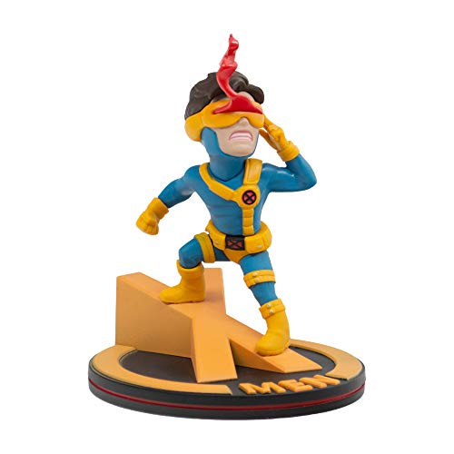 Quantum Mechanix- Figura Qfig X-Men Cyclops, Marvel, Color Yellow, Blue (MVL-0047)