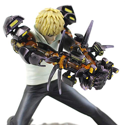 Qwead Figura De Acción De Los Incineradores De Anime One Punch Man Genos De 15 Cm, Figuras De Coleccionista De PVC Saitama, Modelo De Muñeca De Juguete, Regalos De 15 Cm