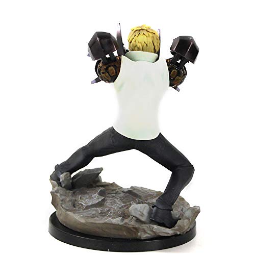 Qwead Figura De Acción De Los Incineradores De Anime One Punch Man Genos De 15 Cm, Figuras De Coleccionista De PVC Saitama, Modelo De Muñeca De Juguete, Regalos De 15 Cm