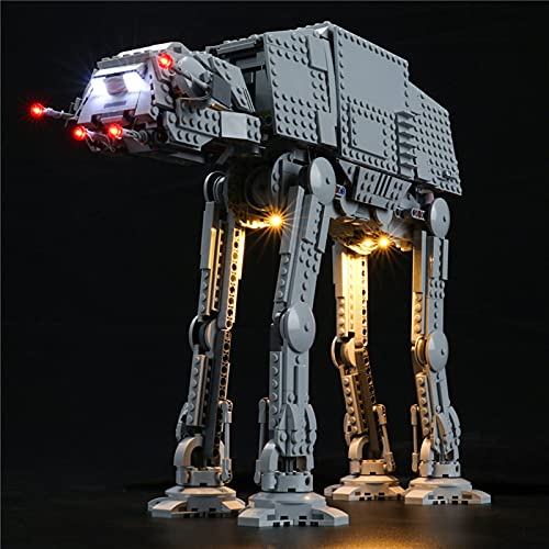 QZPM Kit De Iluminación Led para Lego Star Wars At-At Walker Compatible con Ladrillos De Construcción Modelo 75288 (Juego De Legos No Incluido)