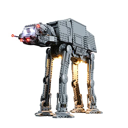 QZPM Kit De Iluminación Led para Lego Star Wars At-At Walker Compatible con Ladrillos De Construcción Modelo 75288 (Juego De Legos No Incluido)