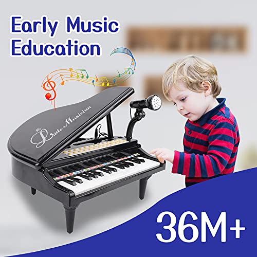 Rabing Piano de bebé de 31 Teclas, Juguete de Teclado multifunción, Piano de Juguete electrónico para niños con micrófono, Desarrollo de Juguetes de educación temprana para niños niñas de 1 a 5 años