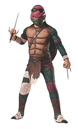 Raphael Deluxe (Teenage Mutant Ninja Turtles Movie) - Kids Costume 8 - 10 years