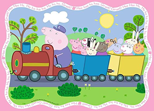 Ravensburger 069491 Puzzle Peppa Pig, 4 Puzzle de 42 Piezas, Rompecabezas para Niños y Niñas, Edad Recomandada 4+