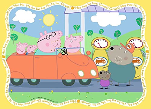 Ravensburger 069491 Puzzle Peppa Pig, 4 Puzzle de 42 Piezas, Rompecabezas para Niños y Niñas, Edad Recomandada 4+