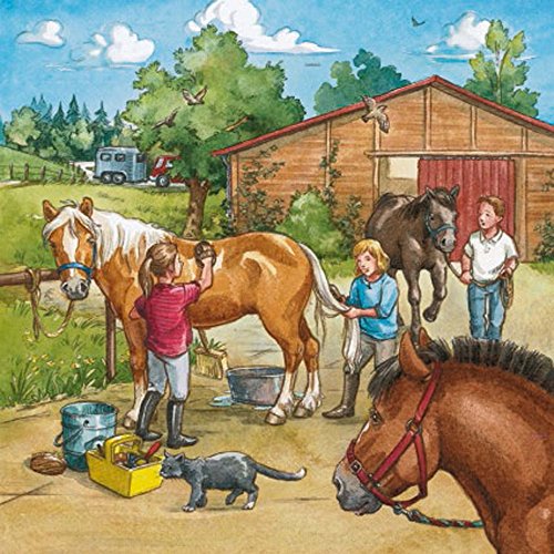 Ravensburger 09237 Mi Caballo - Puzzle (3 Modelos de 49 Piezas)