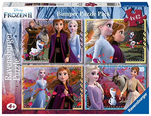 Ravensburger 2 Disney Frozen Puzzle 4x42 Bumper Pack, Multicolor (5023)