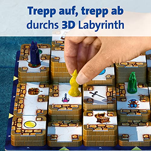 Ravensburger 26113 Labyrinth 3D, Versión Española, Juego de Mesa para Niños y Adultos, Jugadores 2-4, Edad Recomendada 7+