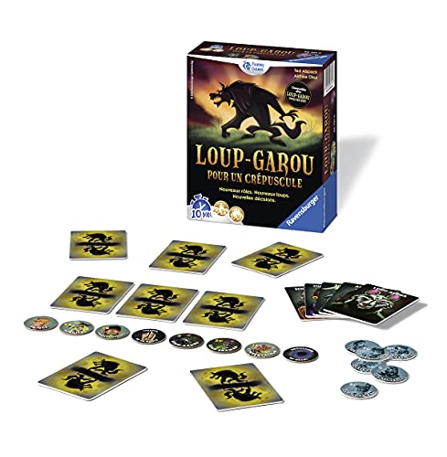 Ravensburger 267316, Juego de Cartas y Fichas Hombre Lobo para Crepúsculo