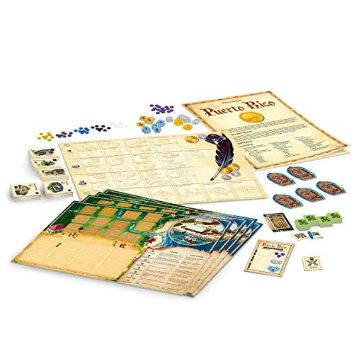 Ravensburger 26928 Puerto Rico, Juego Alea, Versión española, Strategy Game, 2-5 Jugadores, Edad recomendada 12+