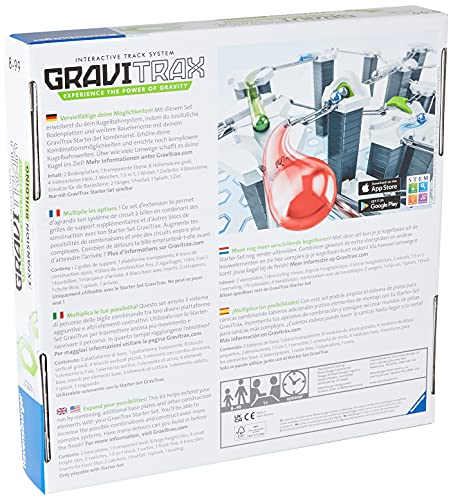 Ravensburger 27602 Gravitrax Building, Set de Expansión, 8+ Años, Juego Lógico-Creativo, Juego STEM