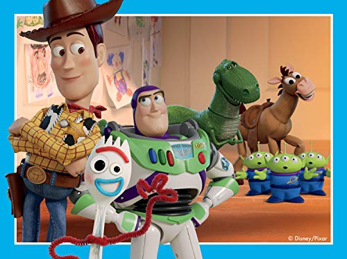 Ravensburger-6833 Ravensburger Disney Toy Story 4, 4 Pulgadas Caja (12, 16, 20, 24 Piezas) Rompecabezas para niños a Partir de 3 años, Multicolor, 0 (6833)