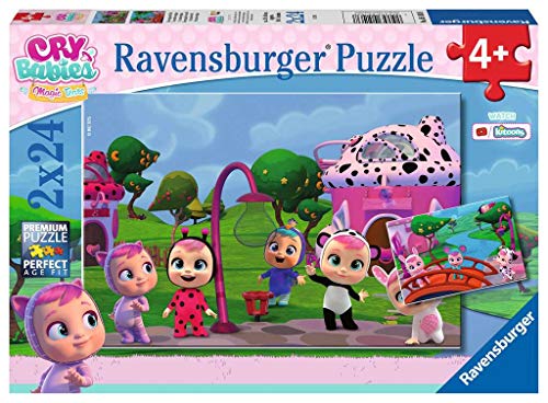 Ravensburger - Cry Babies Puzzle 2 x 24 Piezas, para Niños 4+ Años