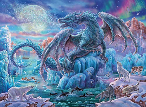 Ravensburger- Eisdrache Dragón de Hielo, Multicolor, Talla única (14839)